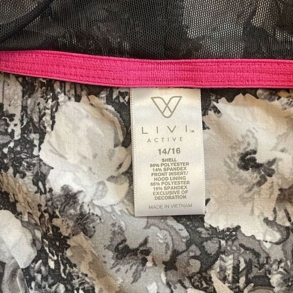 Livi Active Lane Bryant | Lightweight Floral Jacket | Size: 14/16 - Picture 6 of 6